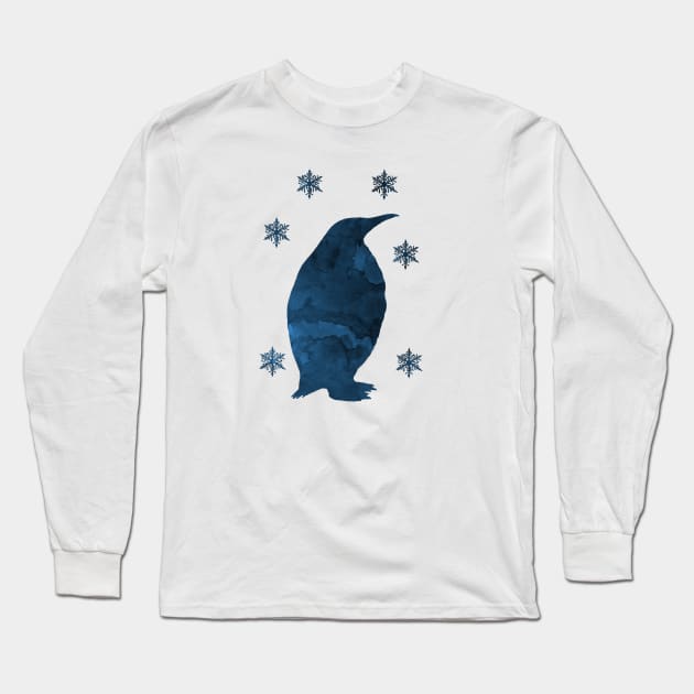 Penguin Long Sleeve T-Shirt by TheJollyMarten